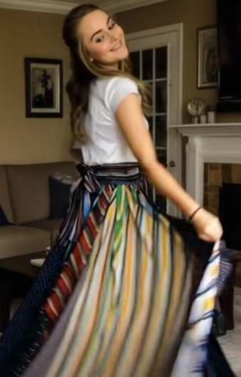 The Skirt Sewn from Love: A Daughter’s Tribute and a Lesson in Resilience