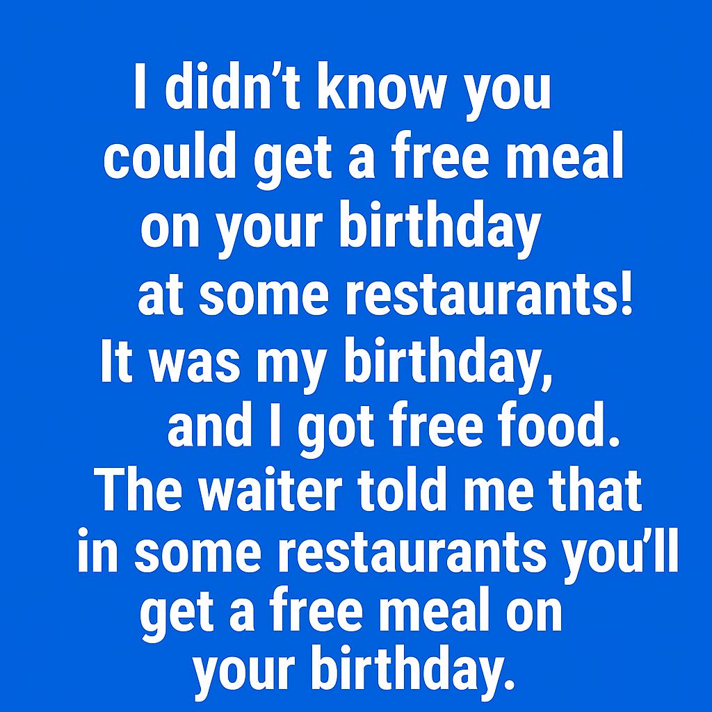 How to Enjoy a Birthday Filled With Free Food Treats