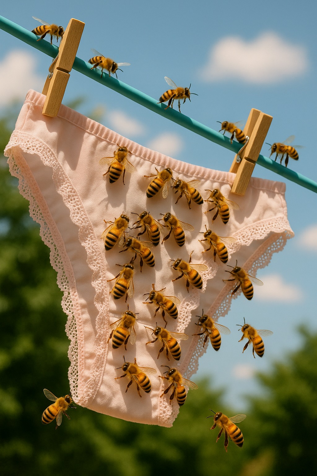 Why Bees Sometimes Buzz Around Your Freshly Washed Laundry