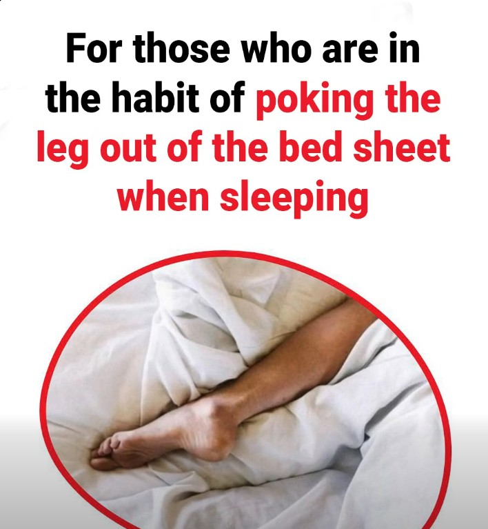 Why Sticking One Foot Out Helps You Sleep Better