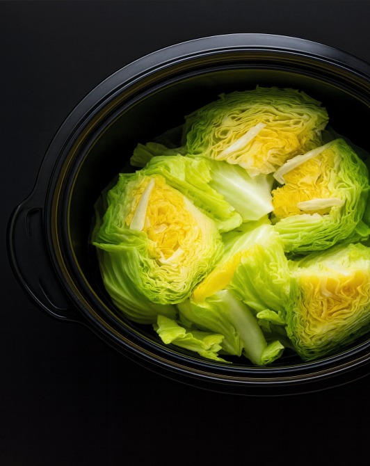 Easy Slow Cooker Cabbage Made With Just Three Ingredients
