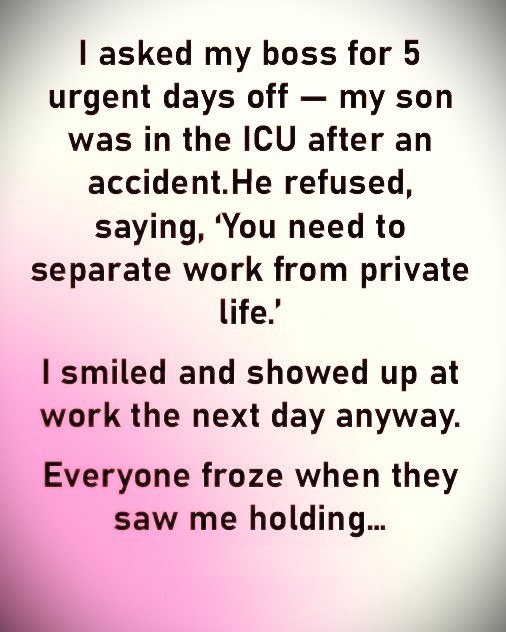 How One Mother’s Quiet Strength Transformed an Uncompassionate Workplace