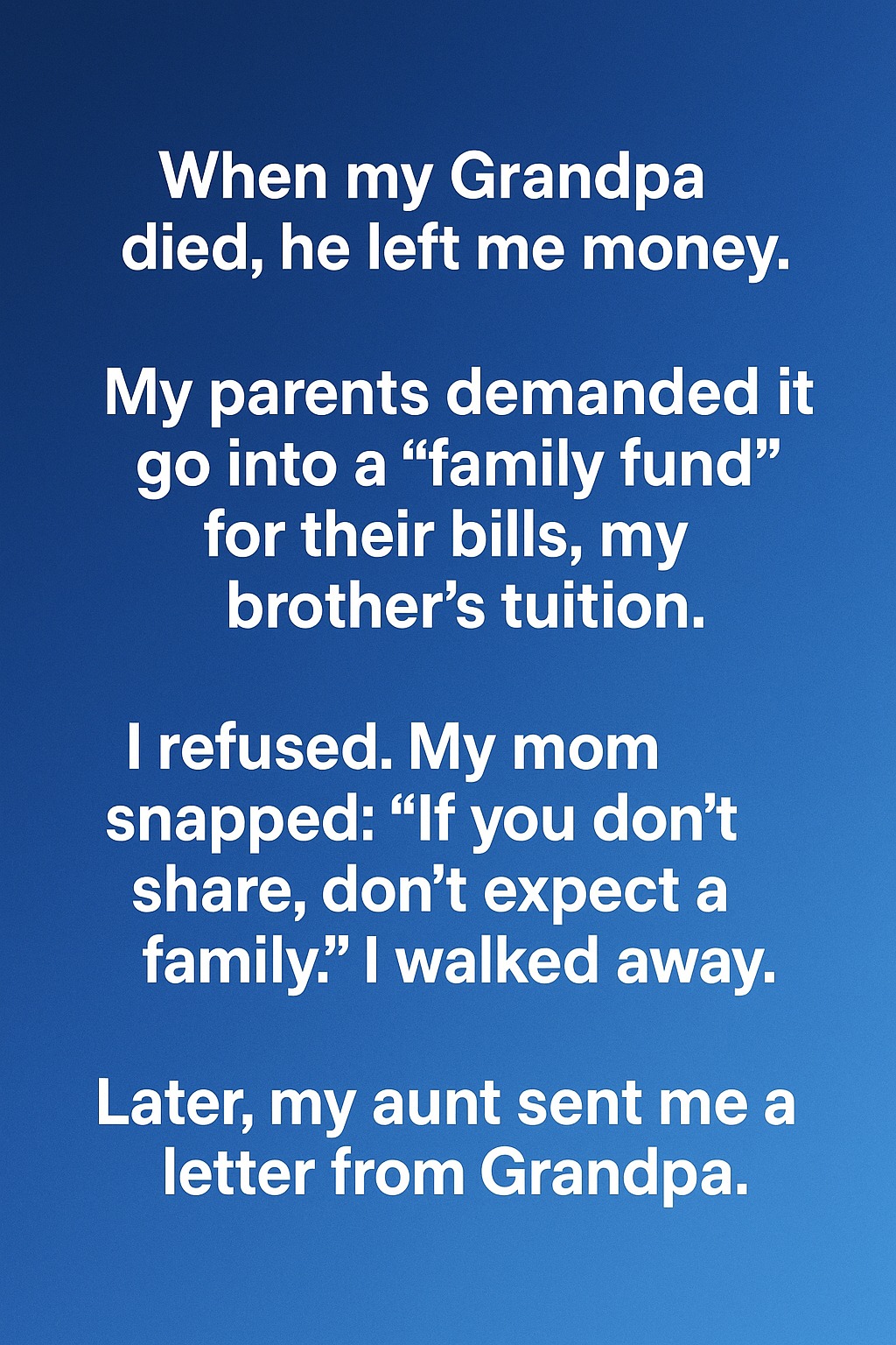 How One Letter Helped Me Find My Voice—and Choose My Own Future