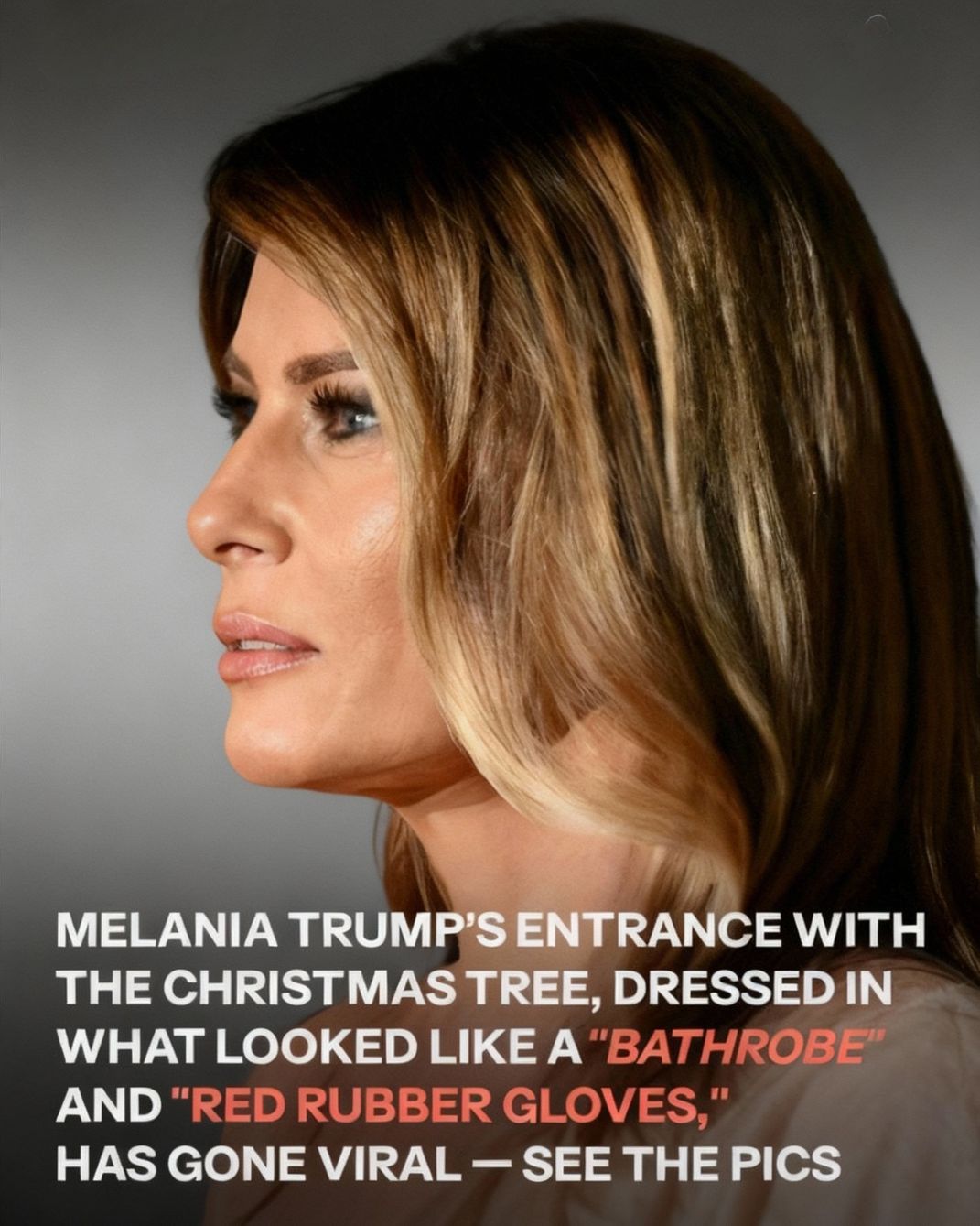 Melania Trump’s Festive Style Turns the White House Tree Arrival Into a Seasonal Spotlight Moment