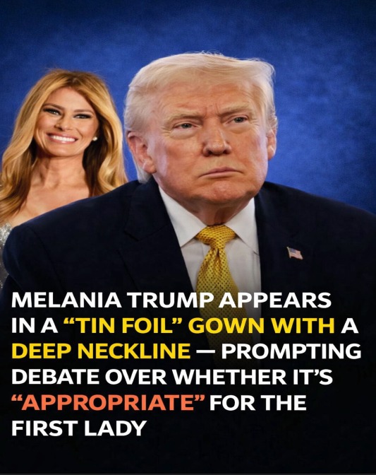 Melania Trump’s Silver Gown Became the Defining Moment of Mar-a-Lago’s New Year’s Eve