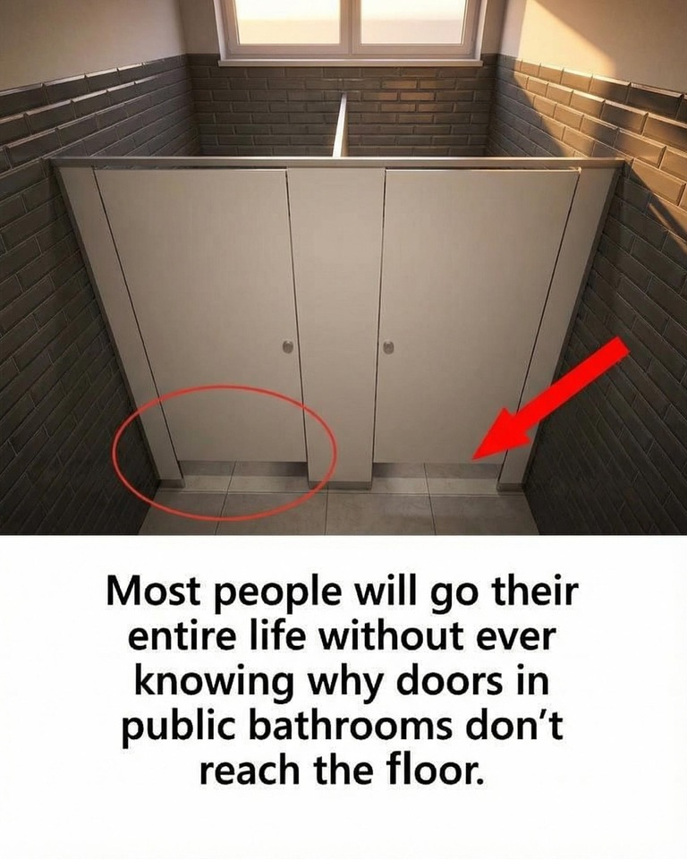 The Real Reason Restroom Stalls Don’t Go All the Way Down