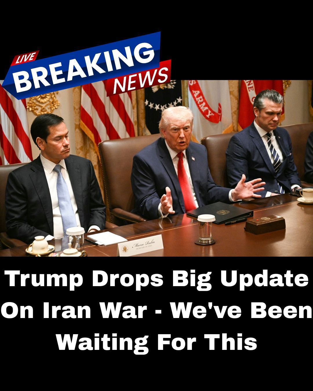 Trump Signals Possible Endgame in Ongoing Campaign Against Iran