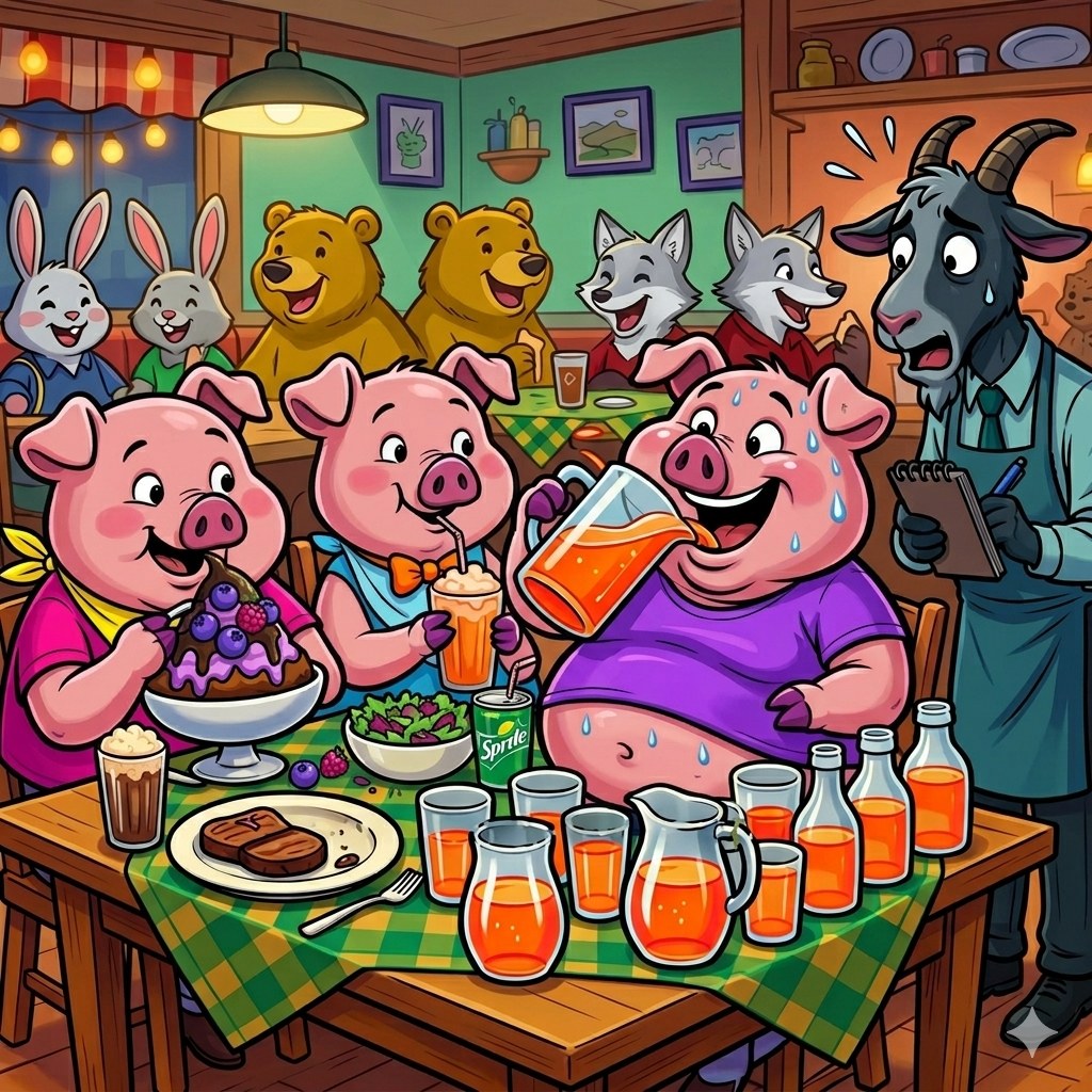 A Dinner With a Twist: The Little Piggy Who Planned Ahead