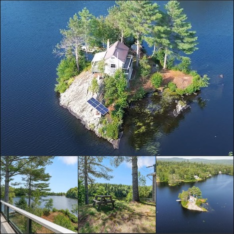 Escape to Stillness: A Private Island Retreat on Nay Pond