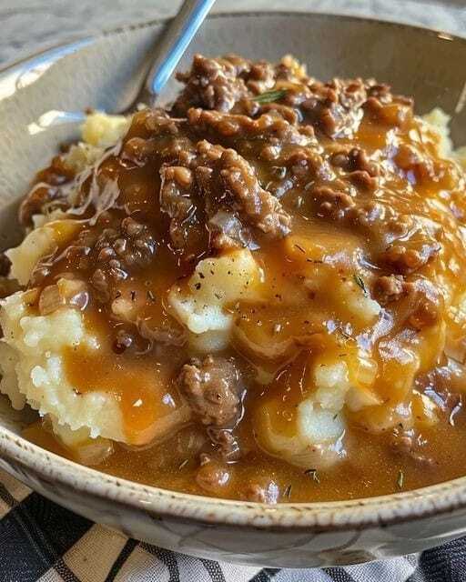 How to Elevate a Classic Comfort Dish: Mashed Potatoes with Savory Beef Gravy