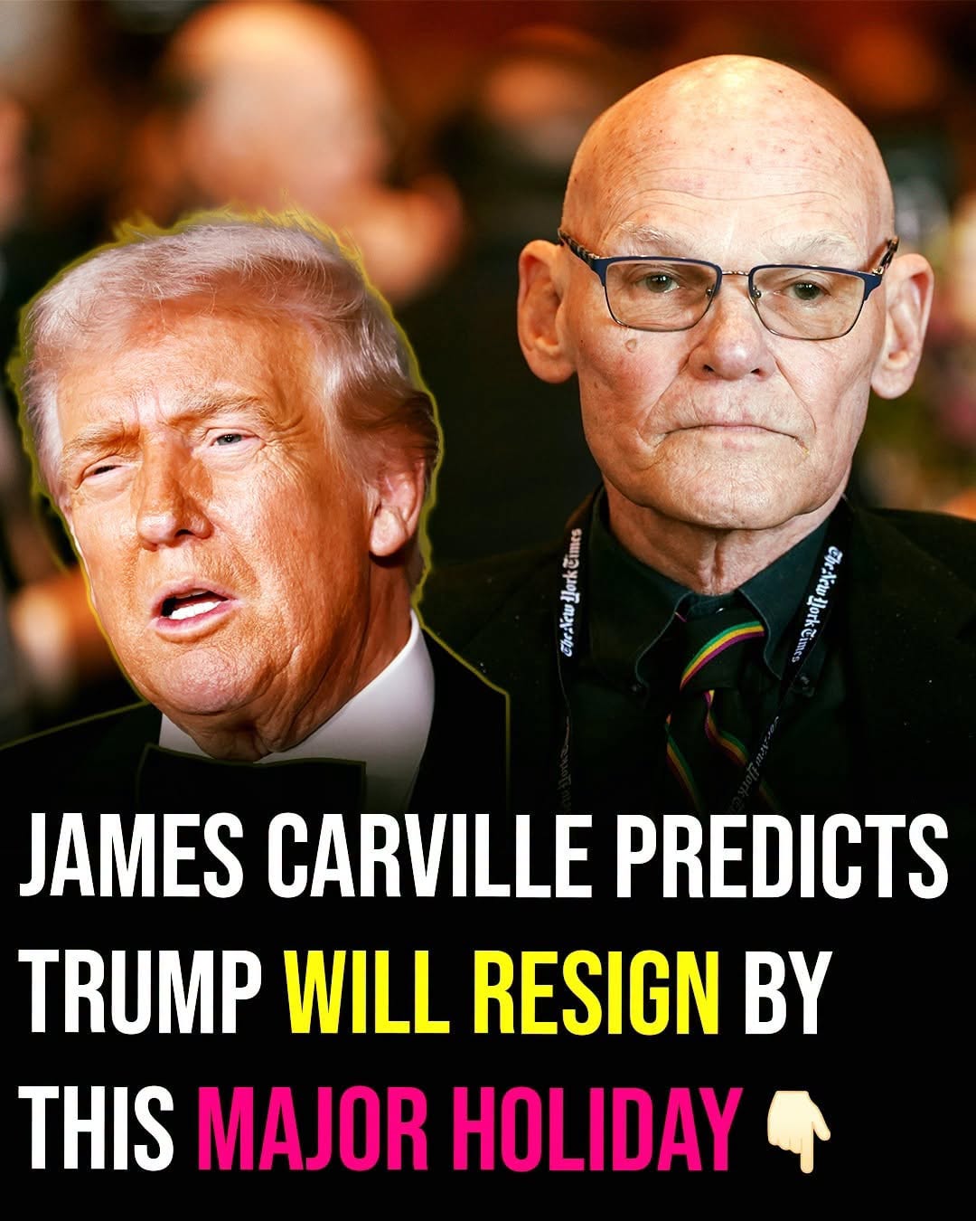 James Carville Shares Prediction About Trump’s Political Future