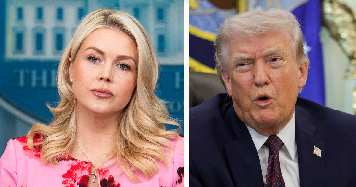 Trump’s Lighthearted Remark About Karoline Leavitt Draws Attention During Oval Office Event