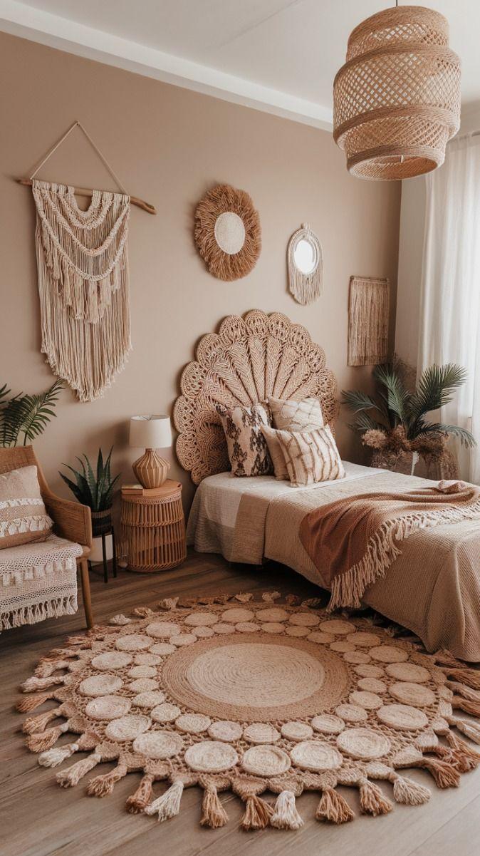 Boho chic: Incorporate macramé and ‍earthy ⁣textures for a ‍trendy teen girl‌ bedroom vibe