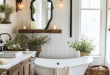 24 Charming Elements for Your Dream Farmhouse Bathroom