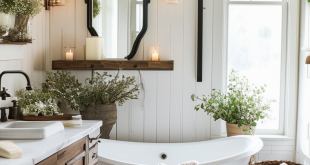 24 Charming Elements for Your Dream Farmhouse Bathroom