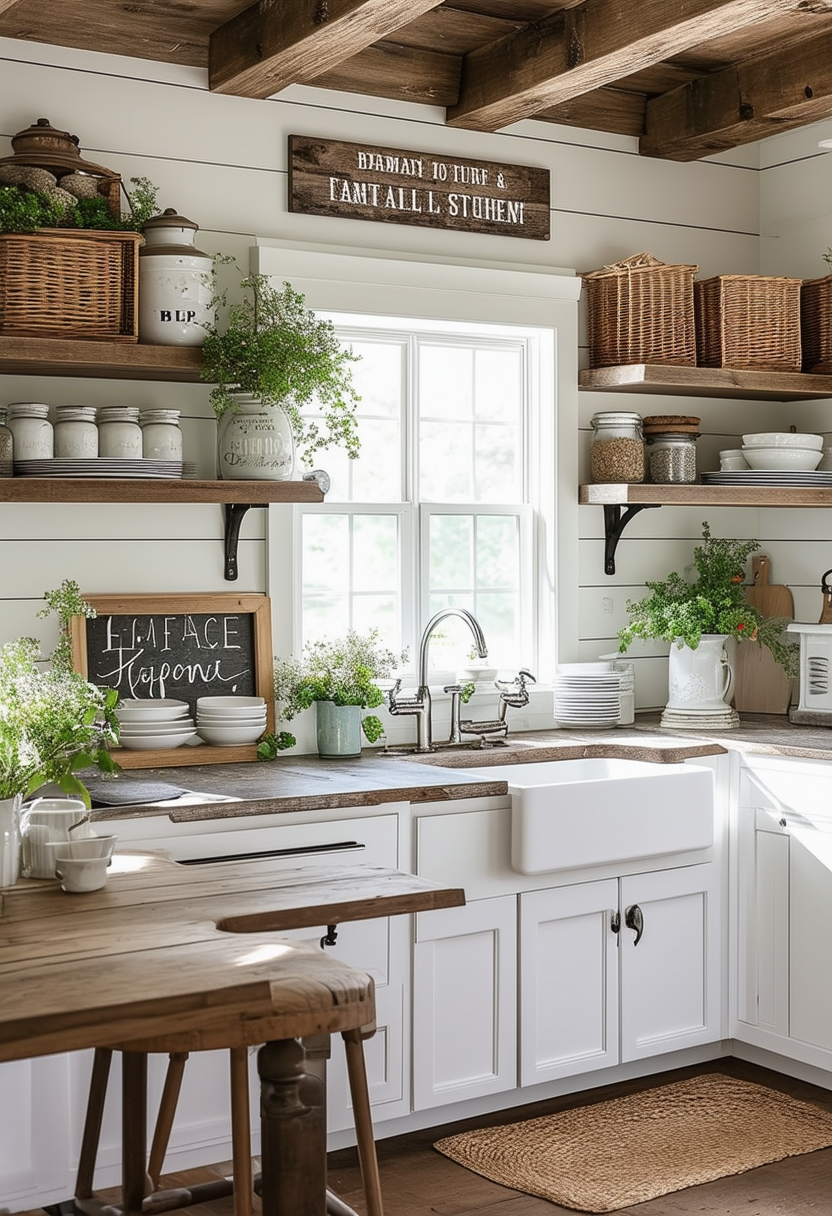 Charming Elements to Elevate Your Farmhouse Kitchen