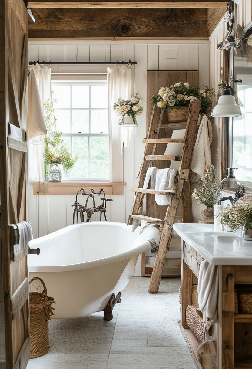 24 Charming Farmhouse Bathroom Ideas to Inspire Your Design