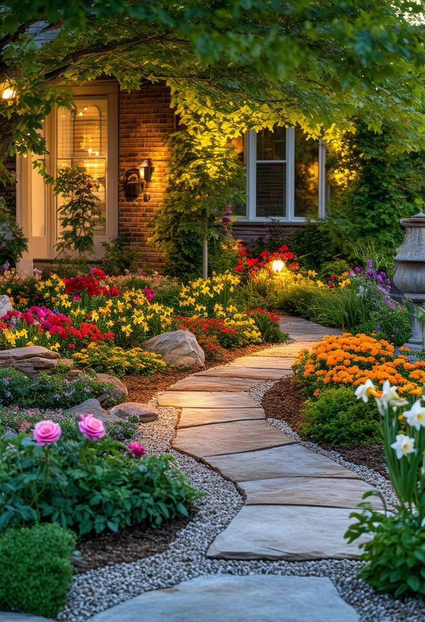 24 Creative Ideas for Stunning Front Yard Landscaping