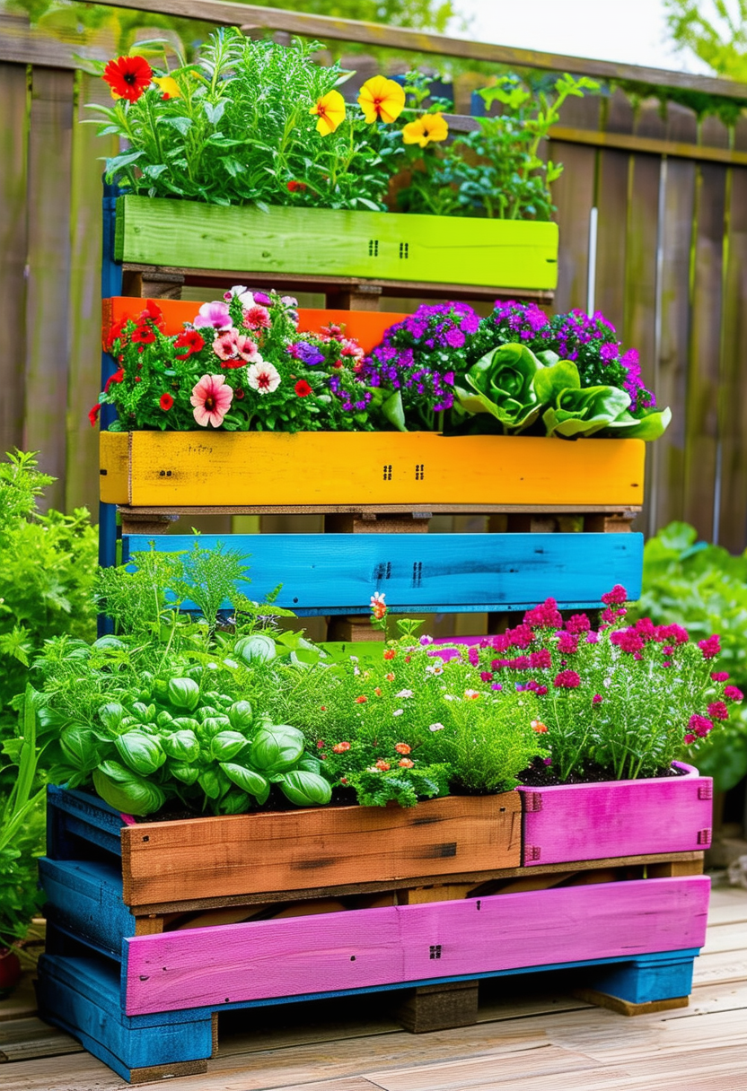 Innovative Pallet Garden Design Ideas for Your Space