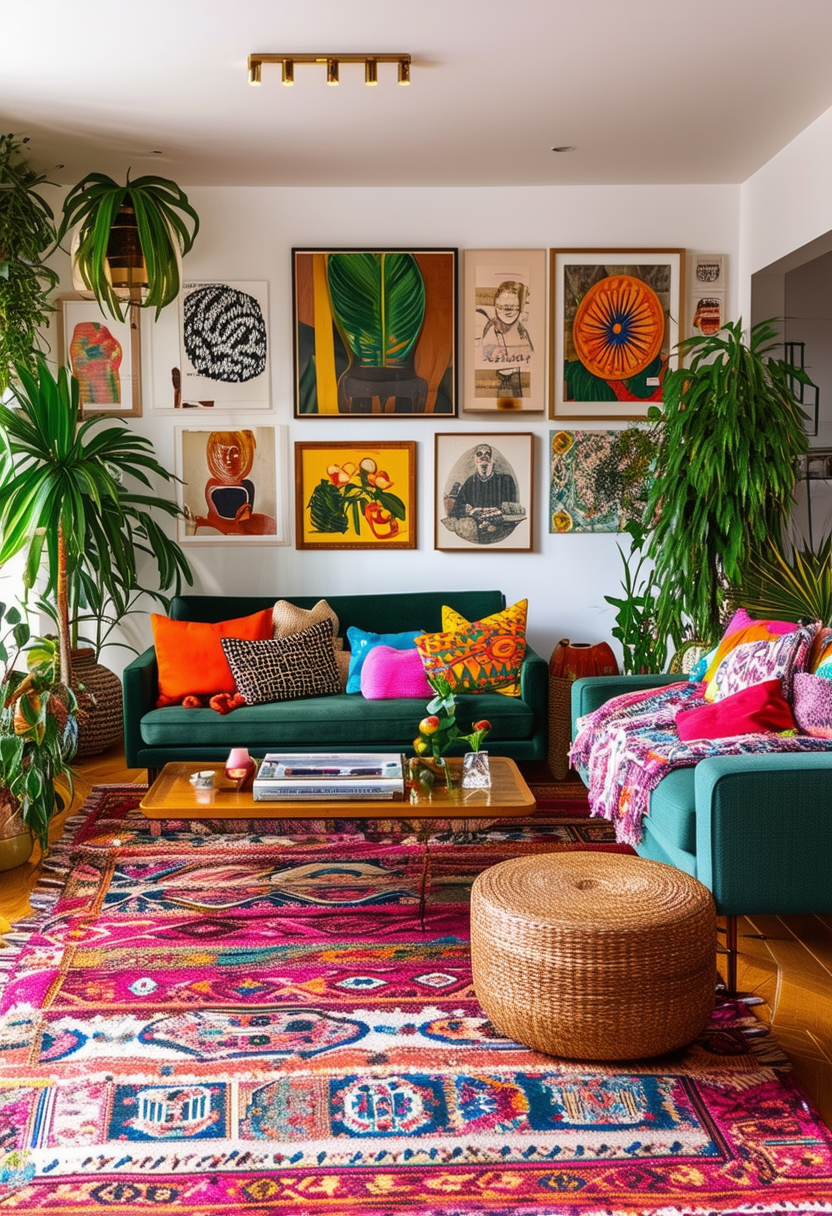 24 Inspiring Elements for Your Eclectic Living Room Design