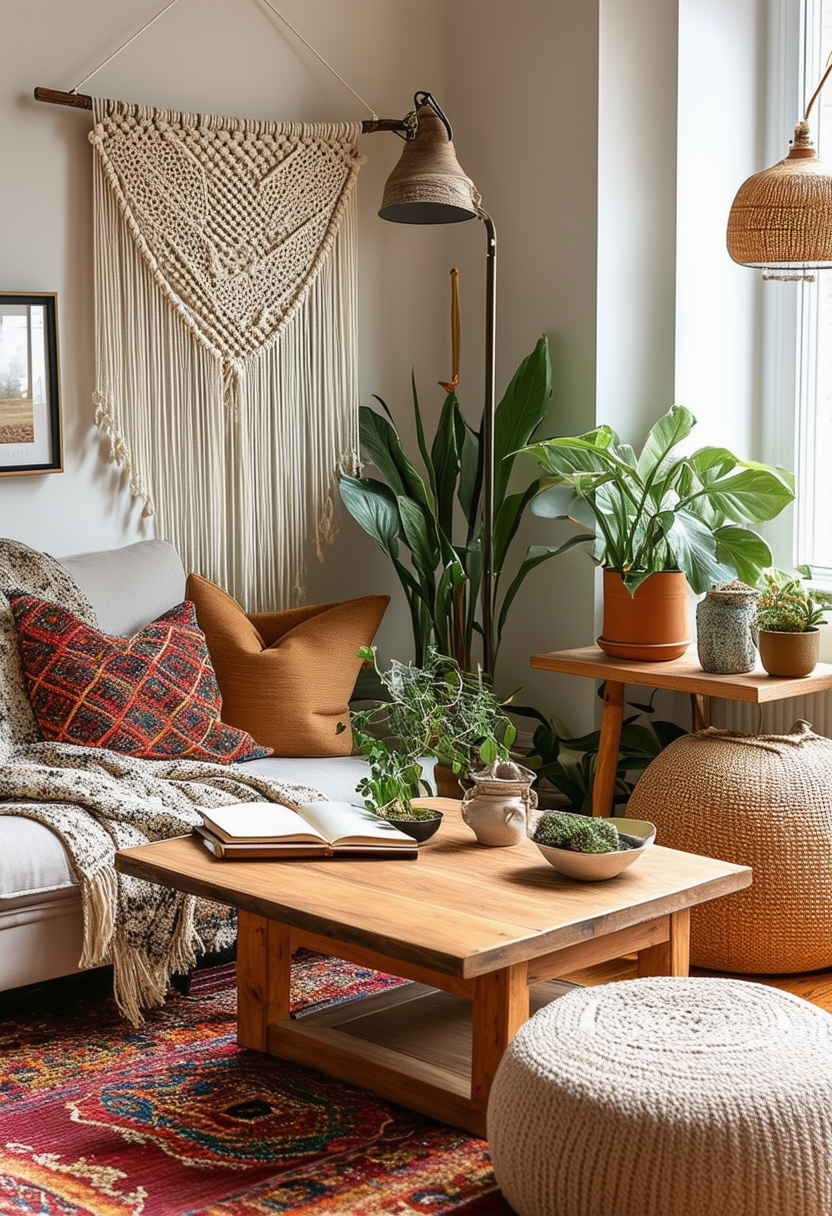 Inspiring Ideas for a Cozy Boho Living Room Makeover