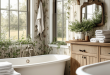 24 Inspiring Ideas for a Cozy Farmhouse Bathroom Retreat