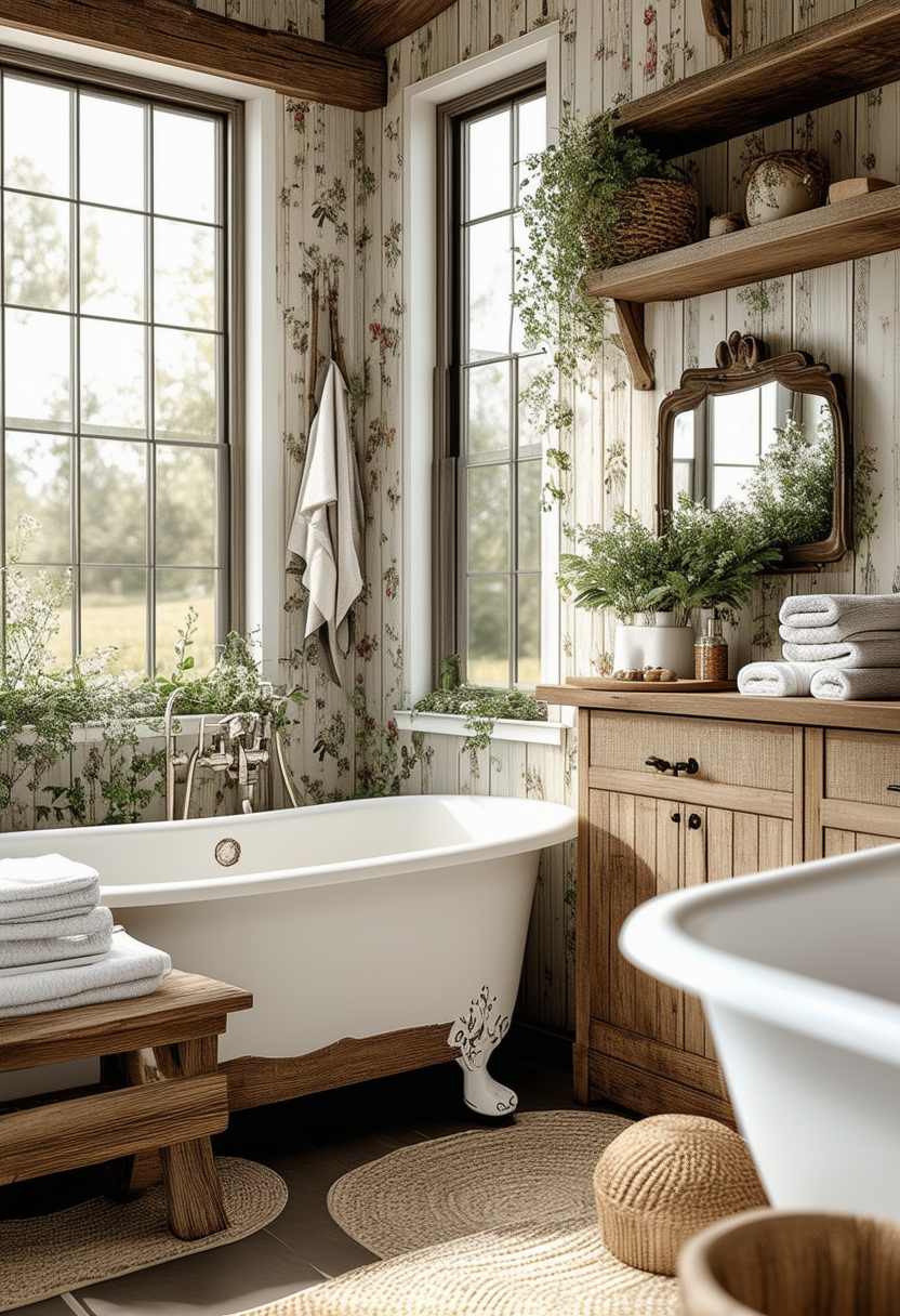 Inspiring Ideas for a Cozy Farmhouse Bathroom Retreat