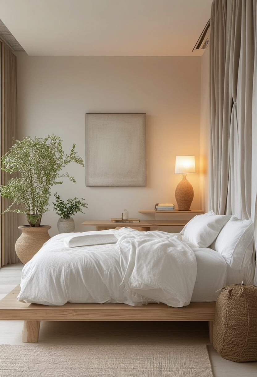 24 Inspiring Ideas for a Serene Minimalist Bedroom Retreat