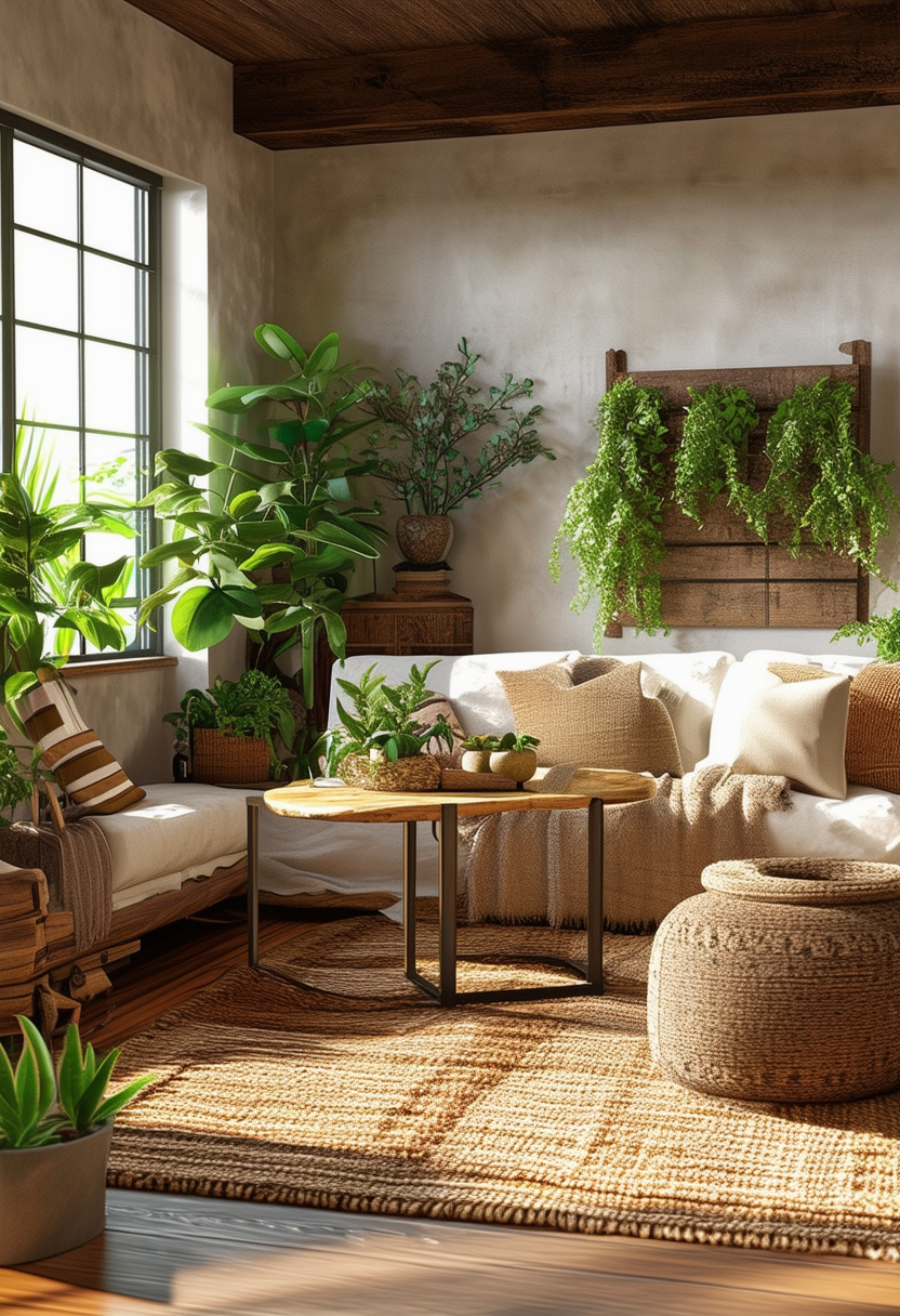 Inspiring Ideas for an Earthy Living Room Makeover