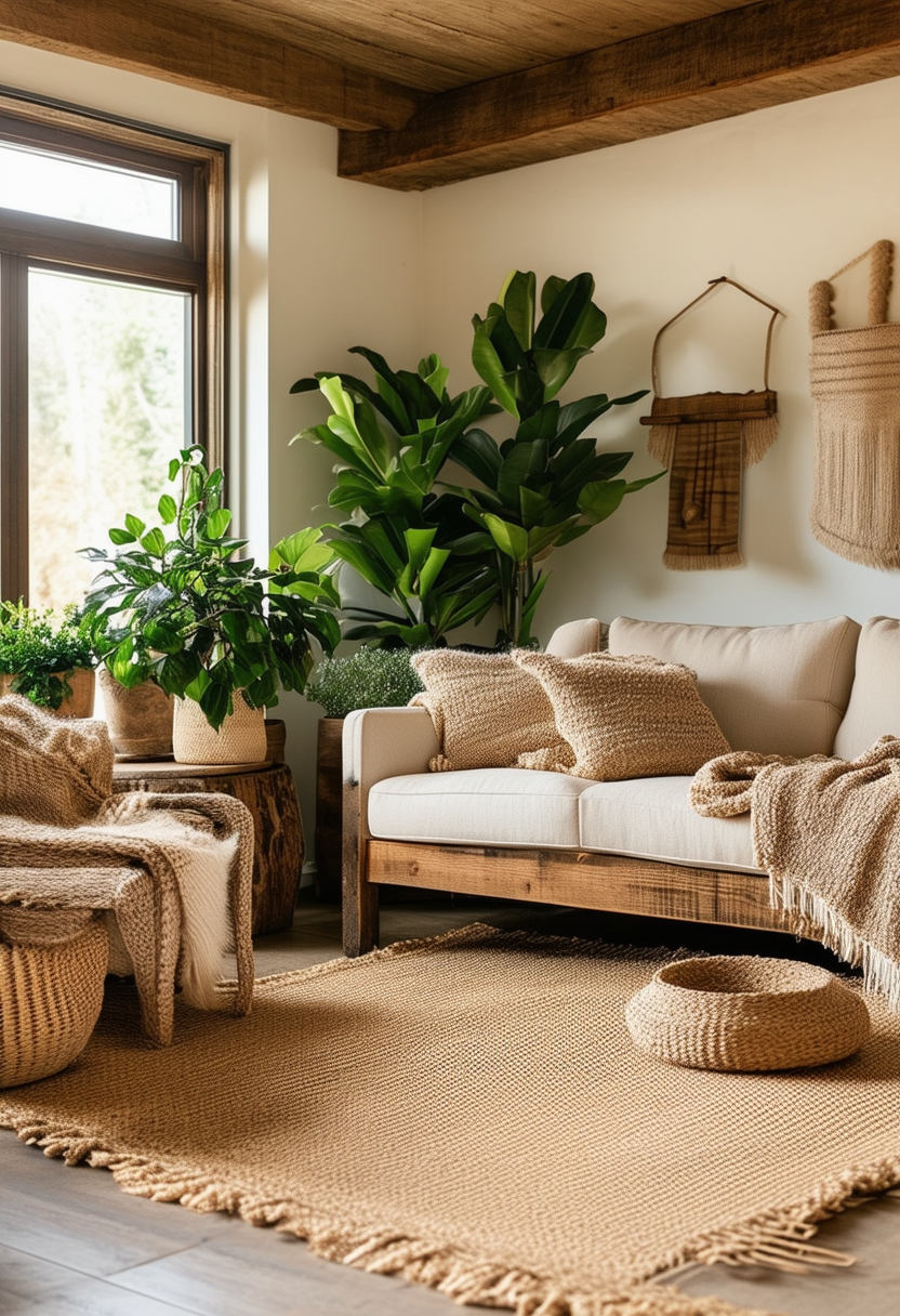 Inspiring Ideas for an Earthy Living Room Makeover