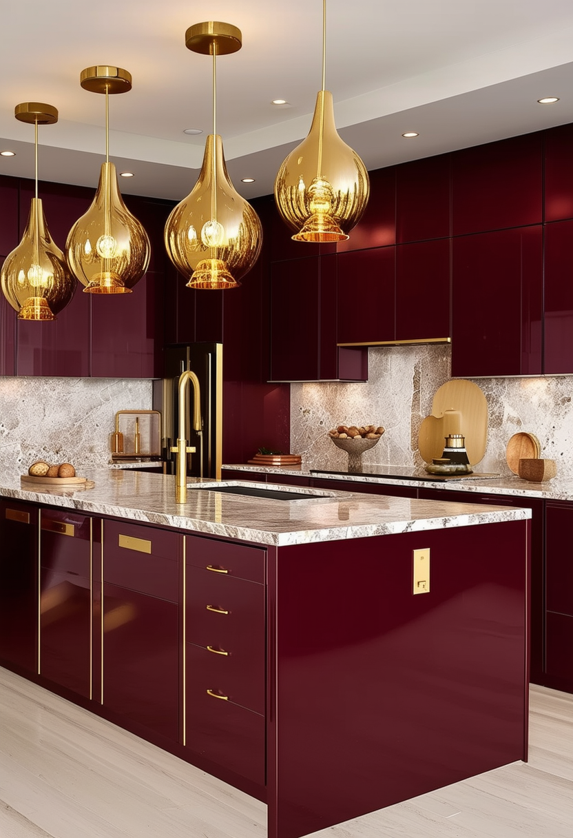 24 Must-See Features of a Stunning Burgundy Kitchen Design