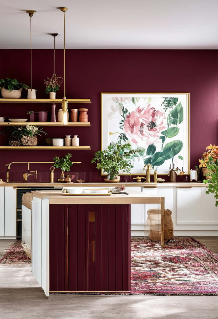 24 Stunning Ideas to Transform Your Burgundy Kitchen Today