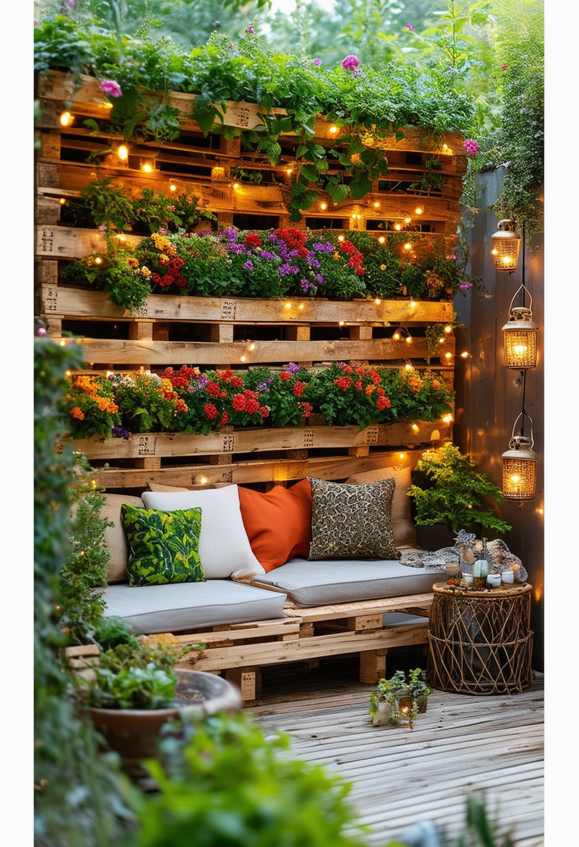 24 Unique Pallet Garden Design Ideas for Your Green Space