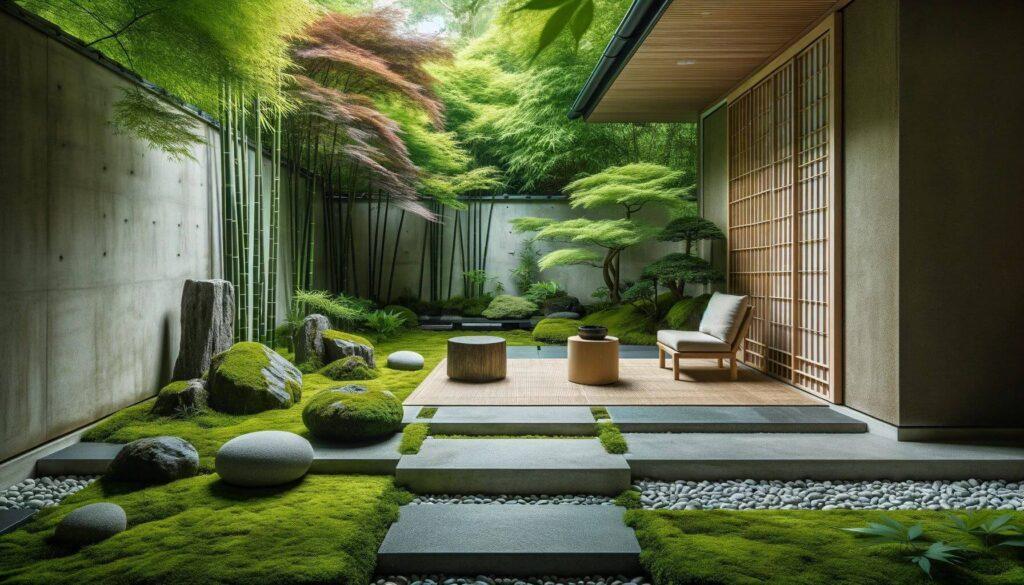 Utilize soft textures in plants to engage the senses while enjoying your Zen Garden