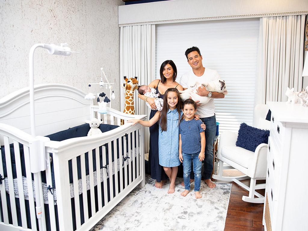 Incorporate family photos to personalize the boy nursery environment