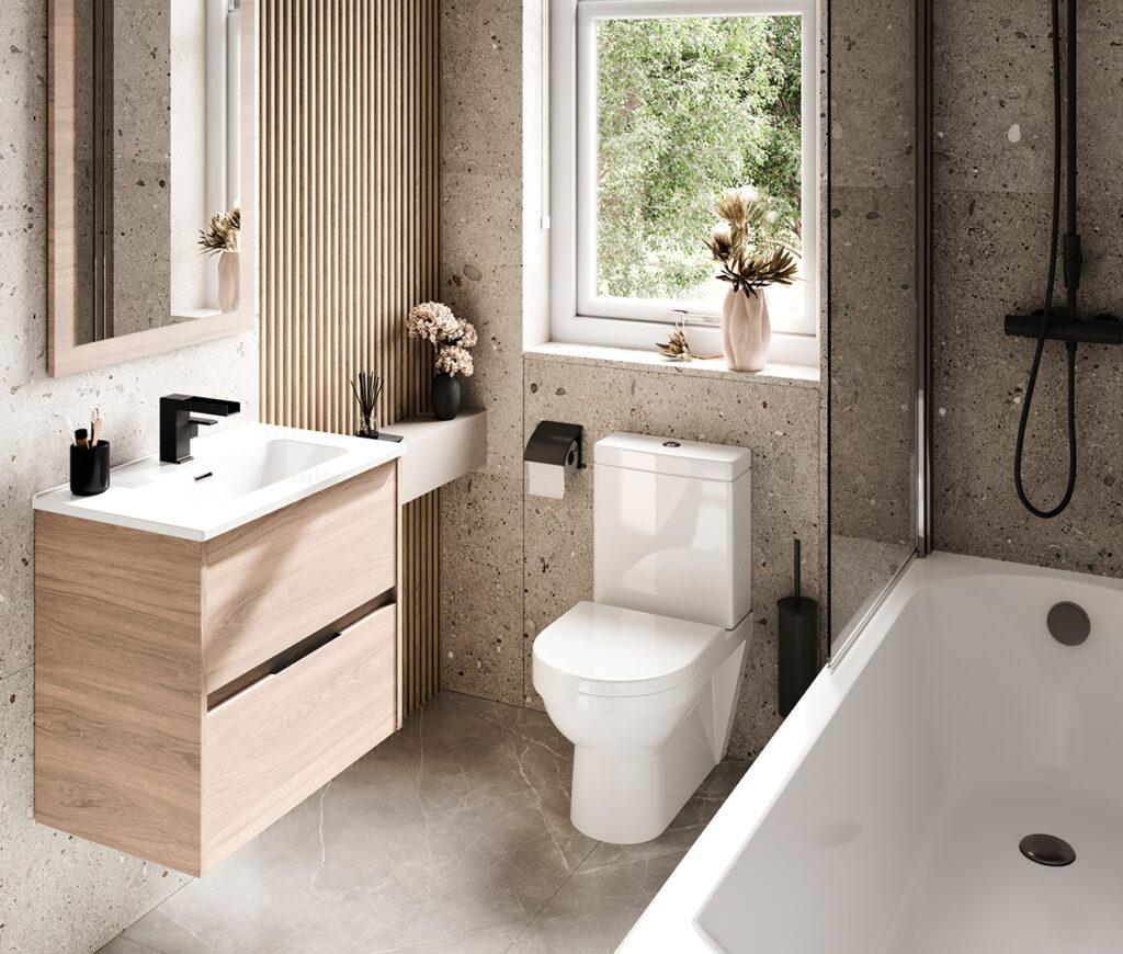 Create a cohesive color⁢ palette for harmony in narrow bathroom spaces