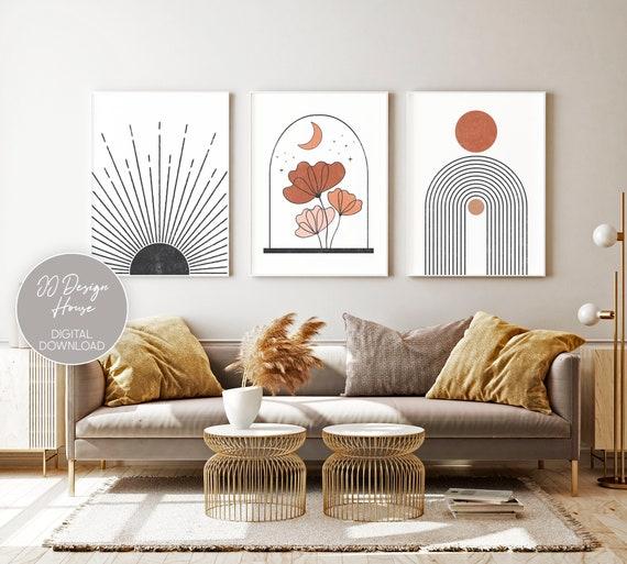 Blend mid-century elements with⁤ Boho​ styles for⁢ a fresh twist in your living room