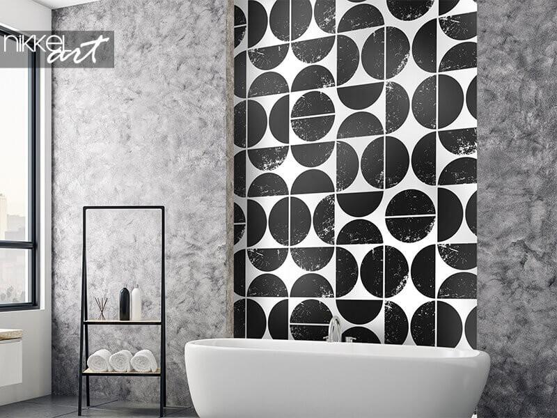 Artistic bathroom wallpapers introduce vibrant patterns and ⁣personal flair