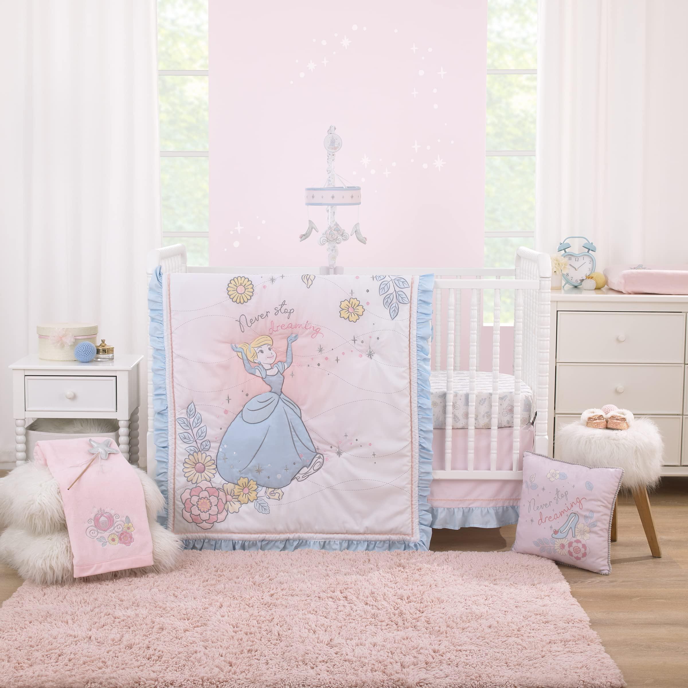 Dreamy crib bedding completes the cozy feel of your Nursery Nook