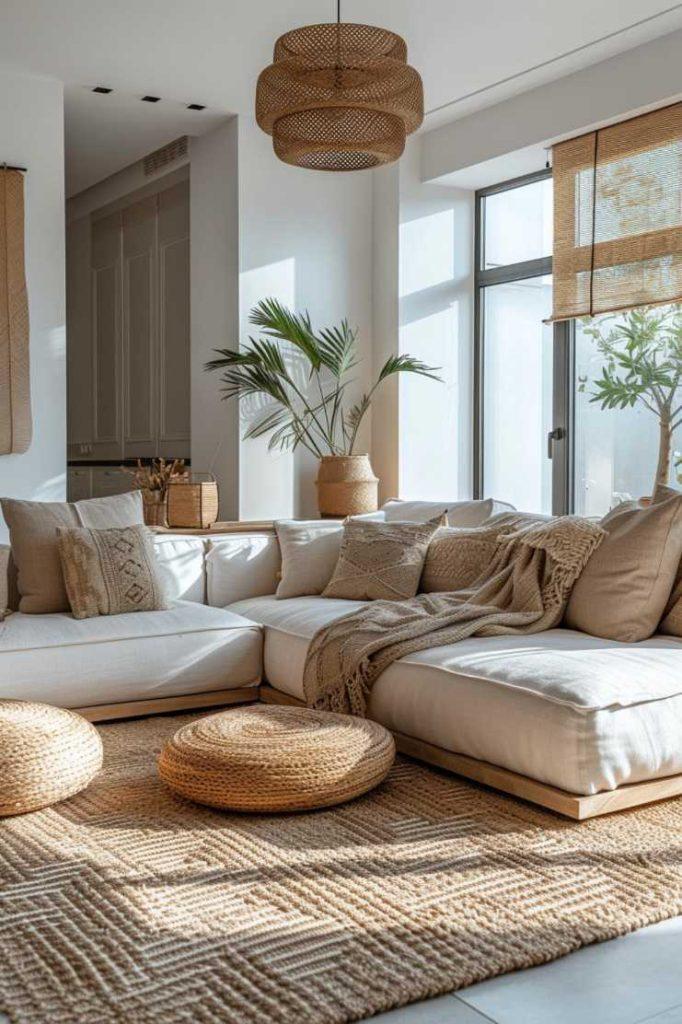 Layered textures with ‌throw pillows for a relaxed touch in your Boho Living Room