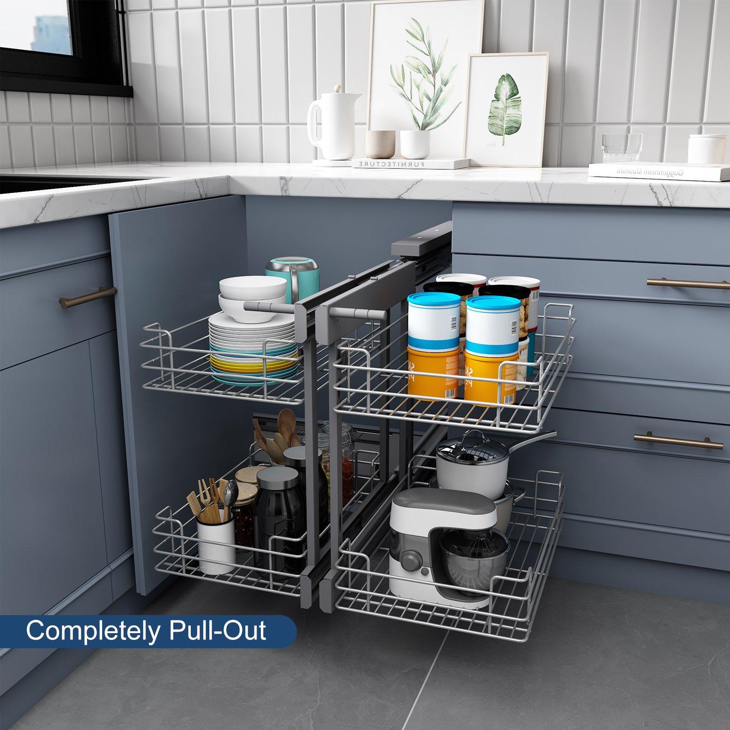 Maximize corner ⁤cabinets with pull-out shelves in your galley kitchen layout