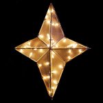 Christmas Decorations - 3' Dimensional Nativity Star Treetopper .
