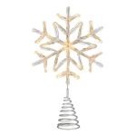 Phillips 14.5 in. 3 Function Bi-Color LED Acrylic Snowflake .