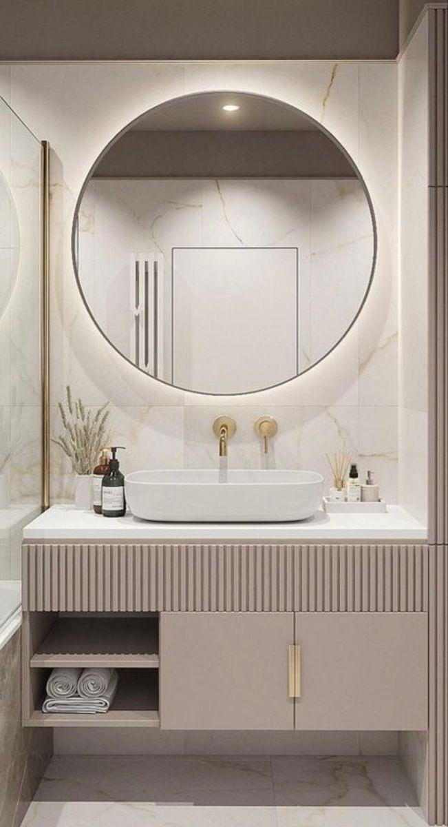 Unique sink designs, mixing materials ​for your eclectic bathroom vibe