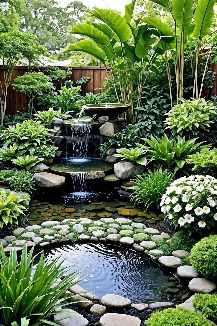 Install a ​water feature for tranquility in your⁣ front yard ​landscaping