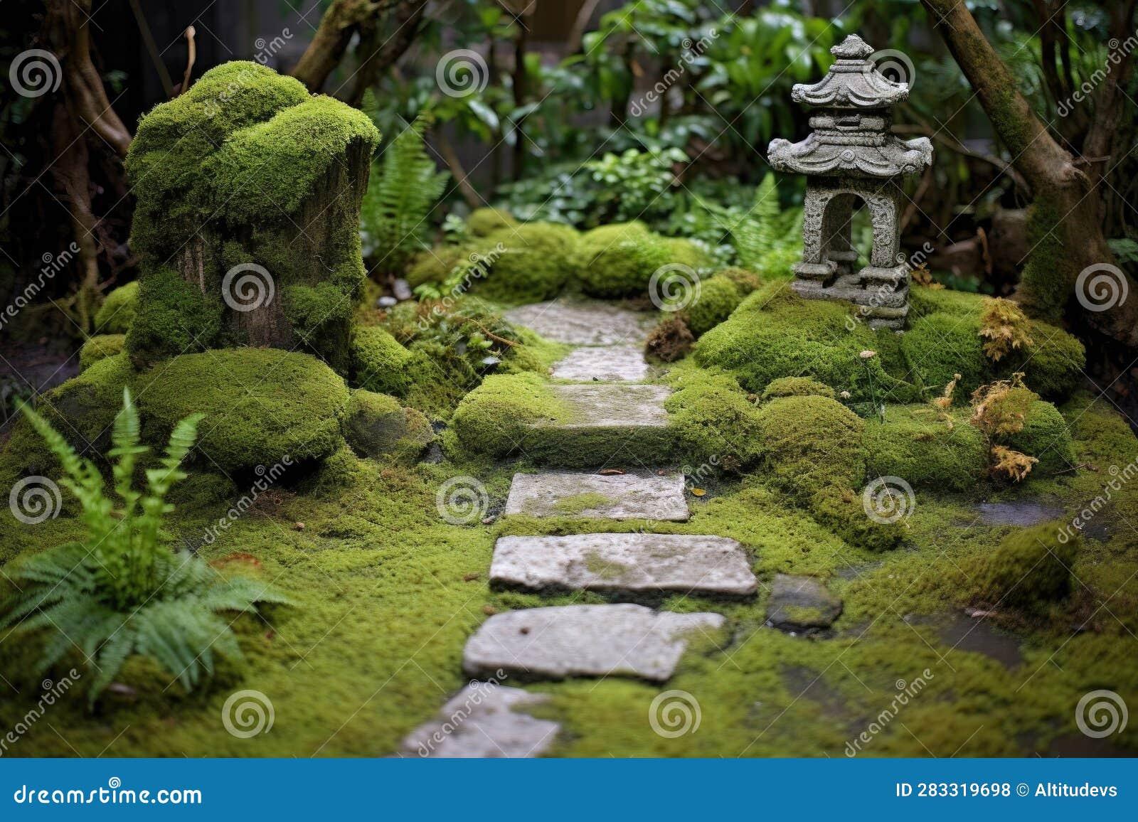 Soft moss paths lead you⁤ deeper into the serenity of your Zen Garden