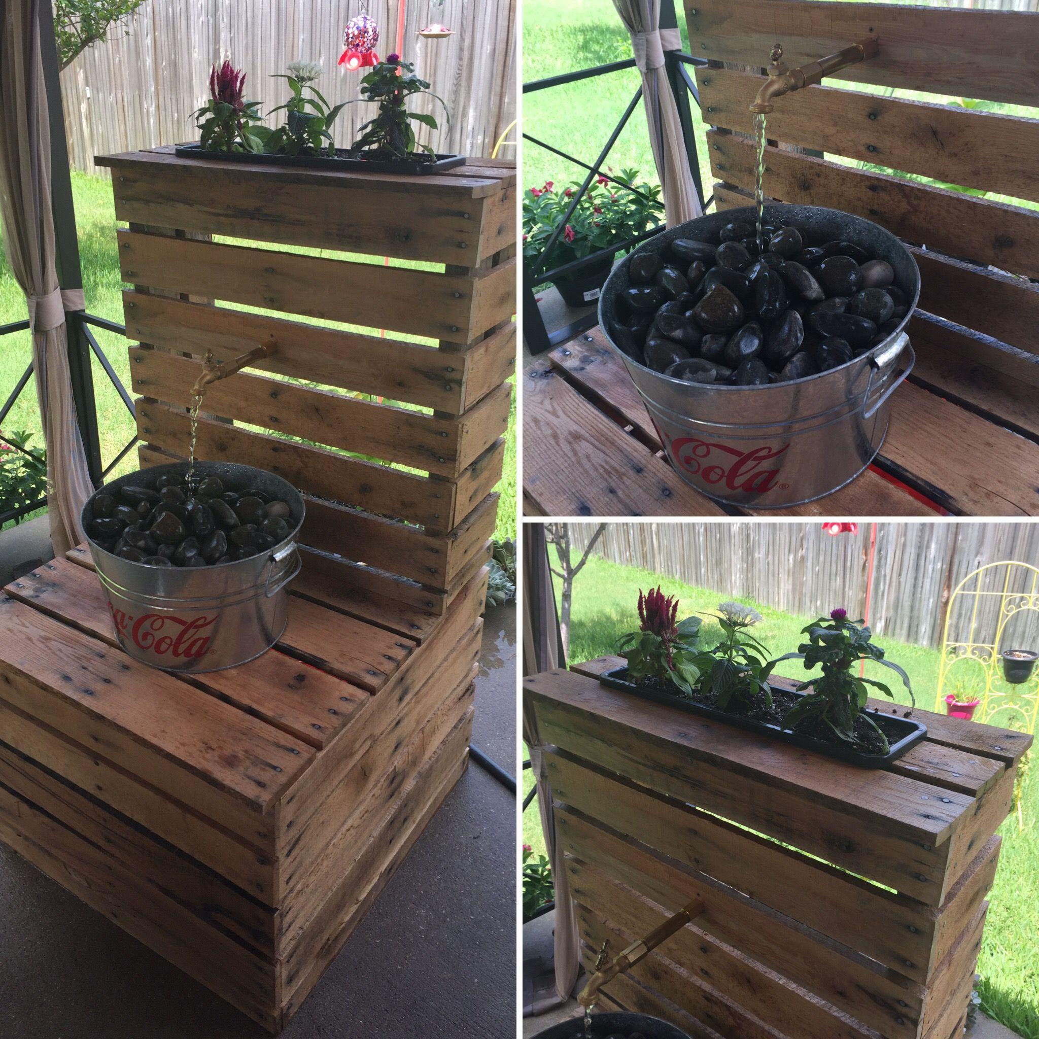 Pallet Garden⁣ Water Feature: Incorporate a small water feature for added⁤ serenity in your pallet-inspired space