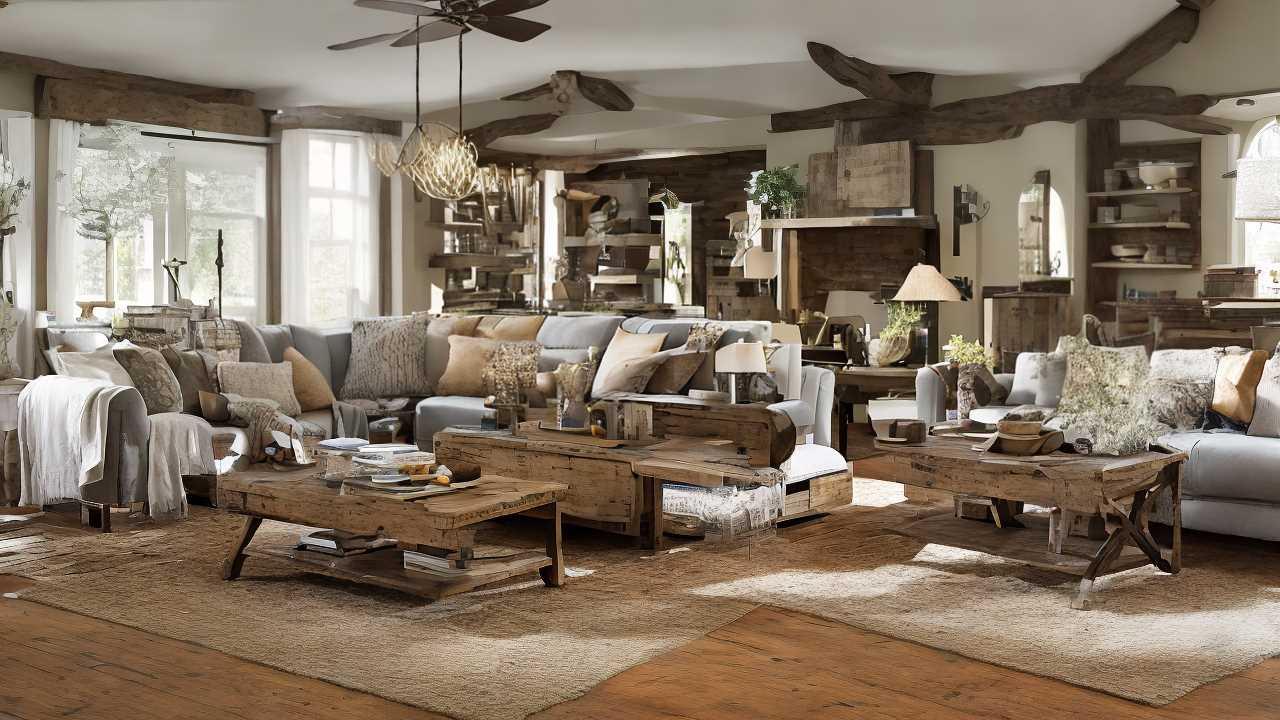 Choose reclaimed wood furniture to ⁤add character to your earthy ⁣living room