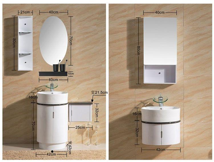 Invest in a round vanity ‌to improve traffic flow in small bathroom