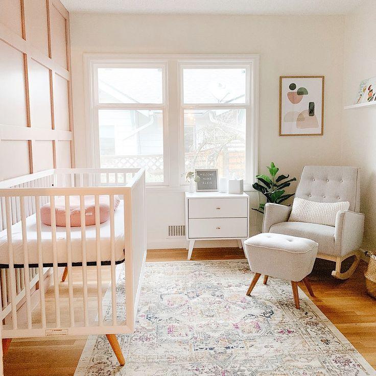 Mid-century modern dresser​ for a sleek ​look in your Nursery Nook